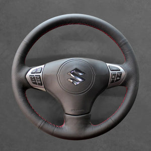 Griffowl Steering Wheel Cover for Personalized SUV Suzuki Grand Vitara 2006-2014. For refined interior upgrades using our wrap and stitch kit.