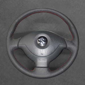 Griffowl Steering Wheel Cover for Personalized SUV Suzuki Jimny 2005-2014. Perfect grip with our steering wheel wrap and custom interior touch.