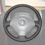Griffowl Steering Wheel Cover for Personalized SUV Suzuki Jimny 2005-2014. Perfect grip with our steering wheel wrap and custom interior touch.