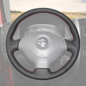 Griffowl Steering Wheel Cover for Personalized SUV Suzuki Jimny 2005-2014. Perfect grip with our steering wheel wrap and custom interior touch.