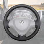 Griffowl Steering Wheel Cover for Personalized SUV Suzuki Jimny 2015-2018. Perfect grip with our steering wheel wrap and custom interior touch.