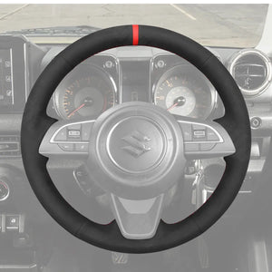 Griffowl Steering Wheel Cover for Personalized SUV Suzuki Jimny 2019-2025. Perfect grip with our steering wheel wrap and custom interior touch.