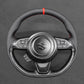 Griffowl Steering Wheel Cover for Personalized SUV Suzuki XL-7 XL7 2021-2025. Griffowl's interior mod with hand-sewn DIY steering wheel kit.