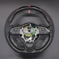 Griffowl Steering Wheel Cover for Personalized SUV Suzuki XL-7 XL7 2021-2025. Griffowl's interior mod with hand-sewn DIY steering wheel kit.