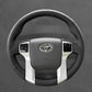 Griffowl Steering Wheel Cover for Personalized SUV Toyota 4Runner Land Cruiser Prado 150 Series J150 Sequoia 2009-2022. Compact, hand-sewn DIY wrap for quick interior mods and grip upgrade.