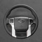 Griffowl Steering Wheel Cover for Personalized SUV Toyota 4Runner Land Cruiser Prado 150 Series J150 Sequoia 2009-2022. Compact, hand-sewn DIY wrap for quick interior mods and grip upgrade.
