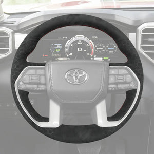 Griffowl Steering Wheel Cover for Personalized Toyota 4Runner Sequoia Tacoma Tundra 2023-2024-2025. Elevate your interior with Griffowl's wrap and stitch kit.