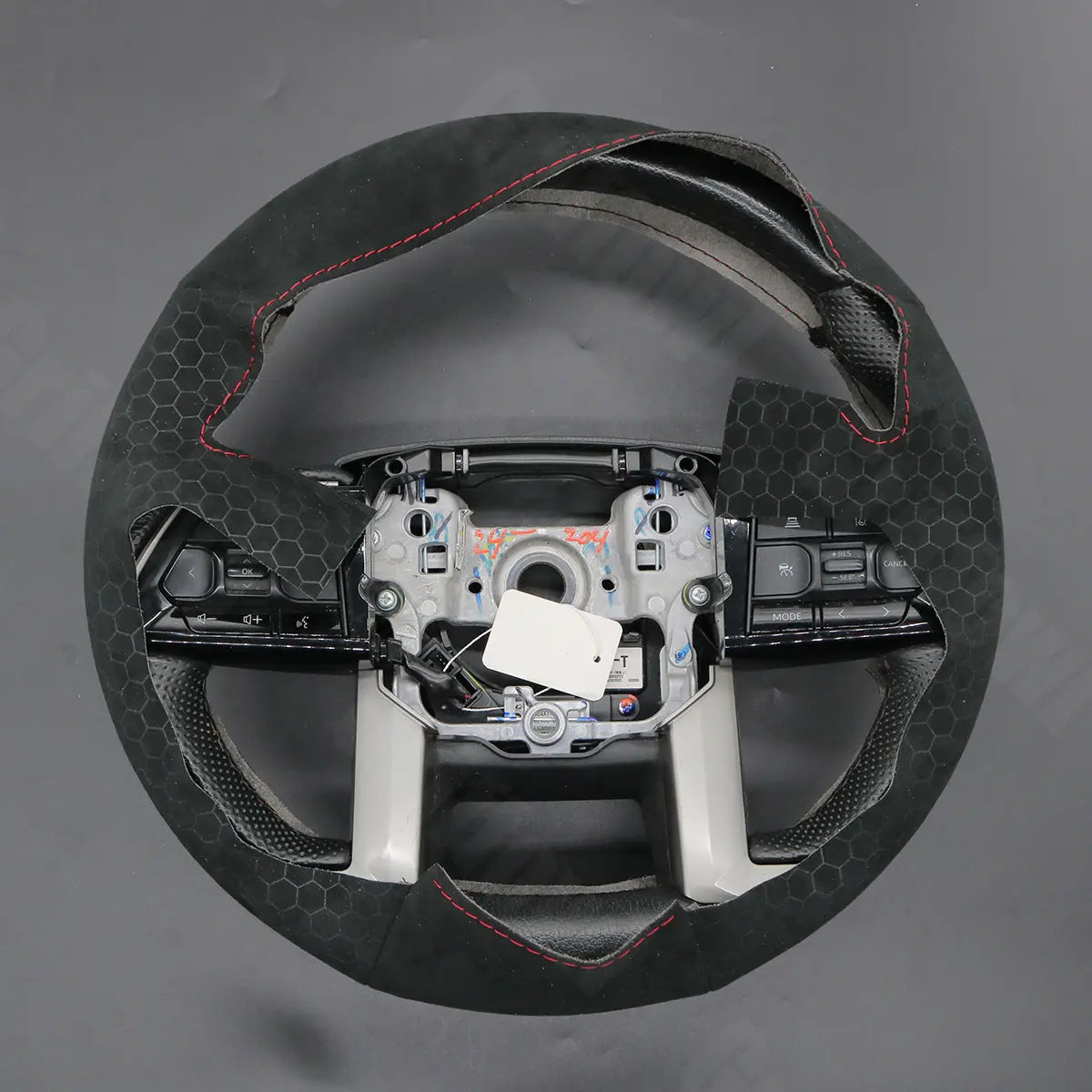 Griffowl Steering Wheel Cover for Personalized Toyota 4Runner Sequoia Tacoma Tundra 2023-2024-2025. Elevate your interior with Griffowl's wrap and stitch kit.