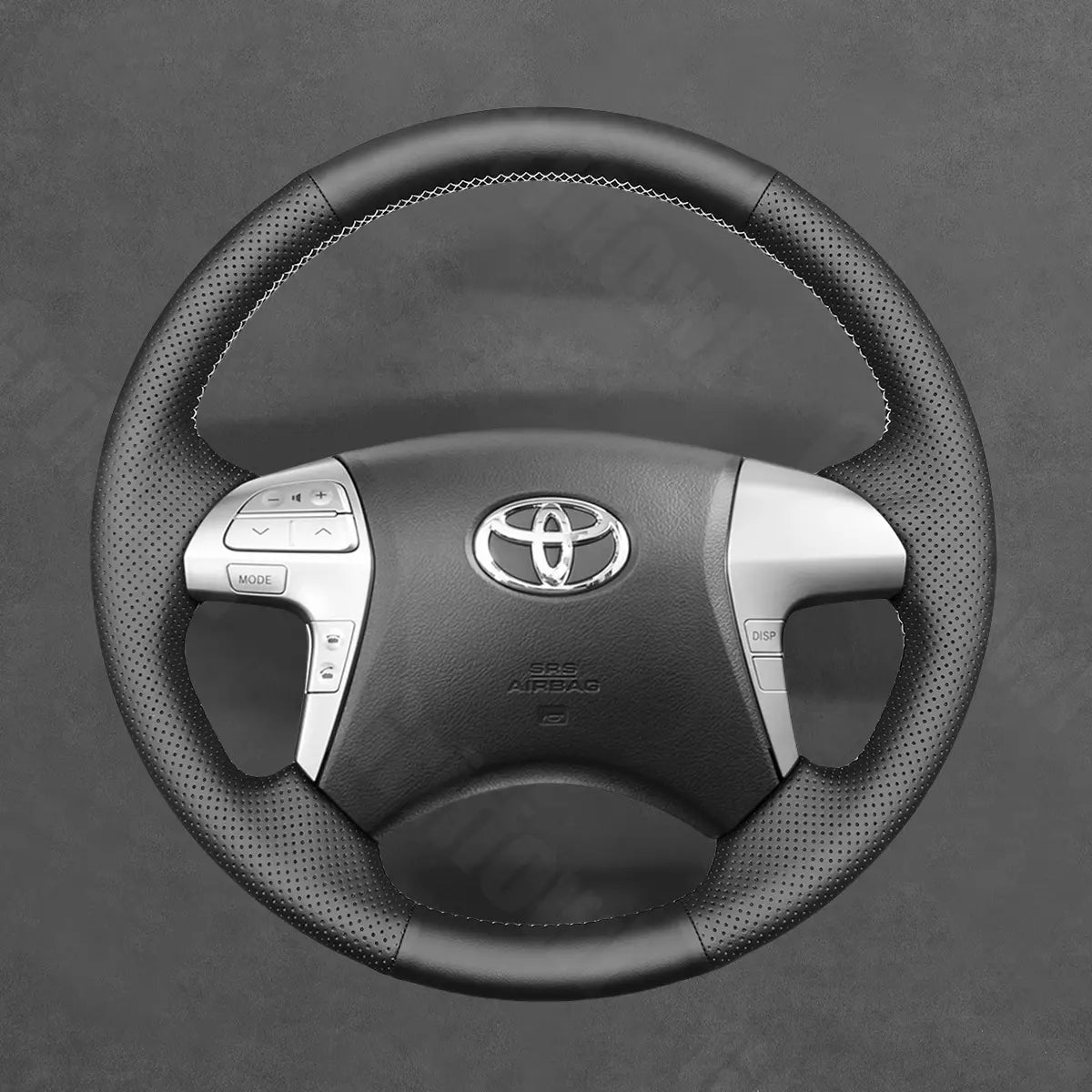 Griffowl Steering Wheel Cover for Personalized SUV Toyota Fortuner 2011 2012 2013 2014 2015. Elevate your interior with Griffowl's wrap and stitch kit.