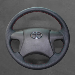 Griffowl Steering Wheel Cover for Personalized SUV Toyota Highlander 2007-2014. For refined interior upgrades using our wrap and stitch kit.
