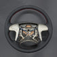 Griffowl Steering Wheel Cover for Personalized SUV Toyota Highlander 2007-2014. For refined interior upgrades using our wrap and stitch kit.