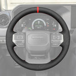 Griffowl Steering Wheel Cover for Personalized SUV Toyota Land Cruiser 2024 2025. For refined interior upgrades using our wrap and stitch kit.