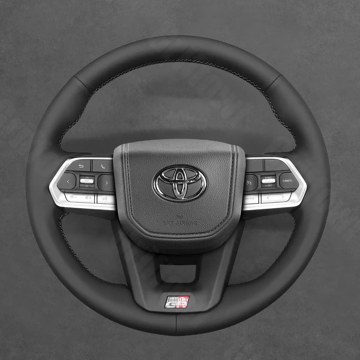 Griffowl Steering Wheel Cover for Personalized SUV Toyota Land Cruiser 300 Series J300 LC300 2022 2023 2024 2025. Turn every drive into a luxury experience.