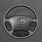 Griffowl Steering Wheel Cover for Personalized SUV Toyota Land Cruiser Prado 1996-2002. Elevate your interior with Griffowl's wrap and stitch kit.