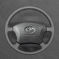 Griffowl Steering Wheel Cover for Personalized SUV Toyota Land Cruiser Prado 1996-2002. Elevate your interior with Griffowl's wrap and stitch kit.