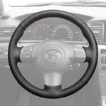 Griffowl Steering Wheel Cover for Personalized SUV Toyota RAV4 2003 2004 2005 2006. Hand-sewn kit for drivers seeking precision and comfort.