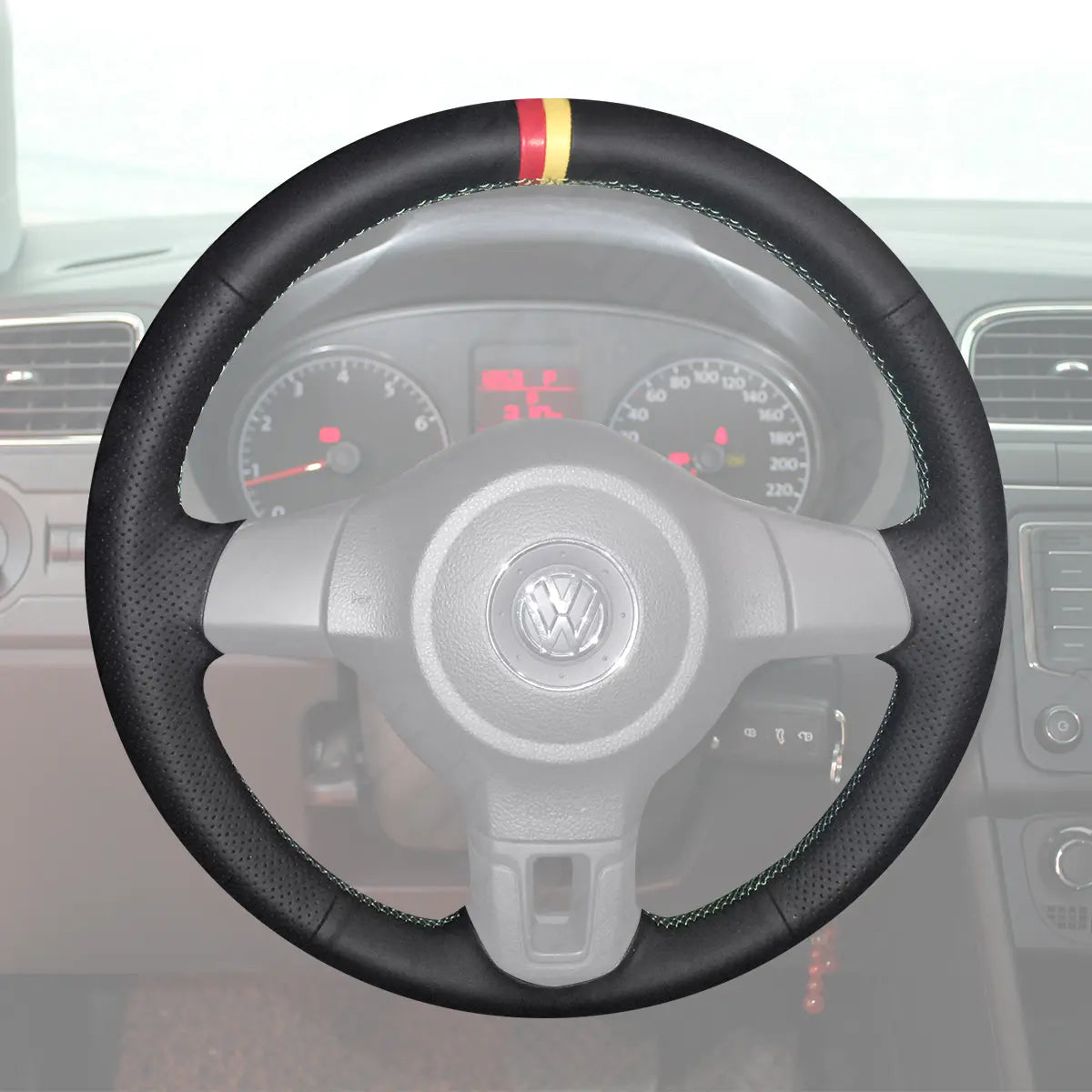 Griffowl Steering Wheel Cover for Personalized SUV Volkswagen VW Tiguan 2010 2011 2012 2013 2014 2015 2016. Turn every drive into a luxury experience.
