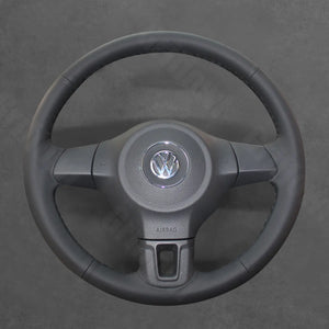 Griffowl Steering Wheel Cover for Personalized SUV Volkswagen VW Tiguan 2010 2011 2012 2013 2014 2015 2016. Turn every drive into a luxury experience.
