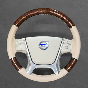 Griffowl Steering Wheel Cover for Personalized SUV Volvo XC60 2010-2013. Perfect grip with our steering wheel wrap and custom interior touch.
