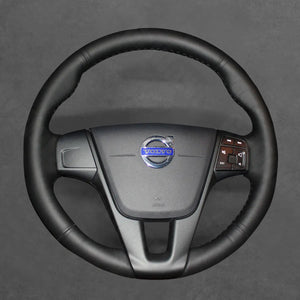 Griffowl Steering Wheel Cover for Personalized SUV Volvo XC60 2014-2017. Perfect grip with our steering wheel wrap and custom interior touch.
