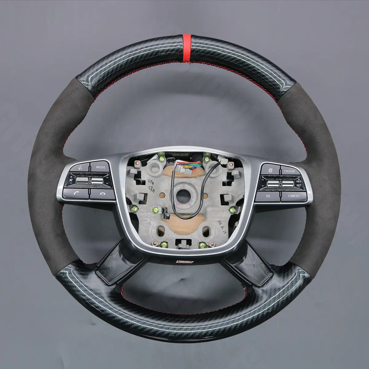 Griffowl Steering Wheel Cover for Personalized SUV kia Sorento Telluride 2019-2025. Hand-sewn kit for drivers seeking precision and comfort.
