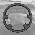 Griffowl Steering Wheel Cover for Personalized Toyota Sequoia Hilux Tundra Tacoma 1997-2004. Perfect grip with our steering wheel wrap and custom interior touch.