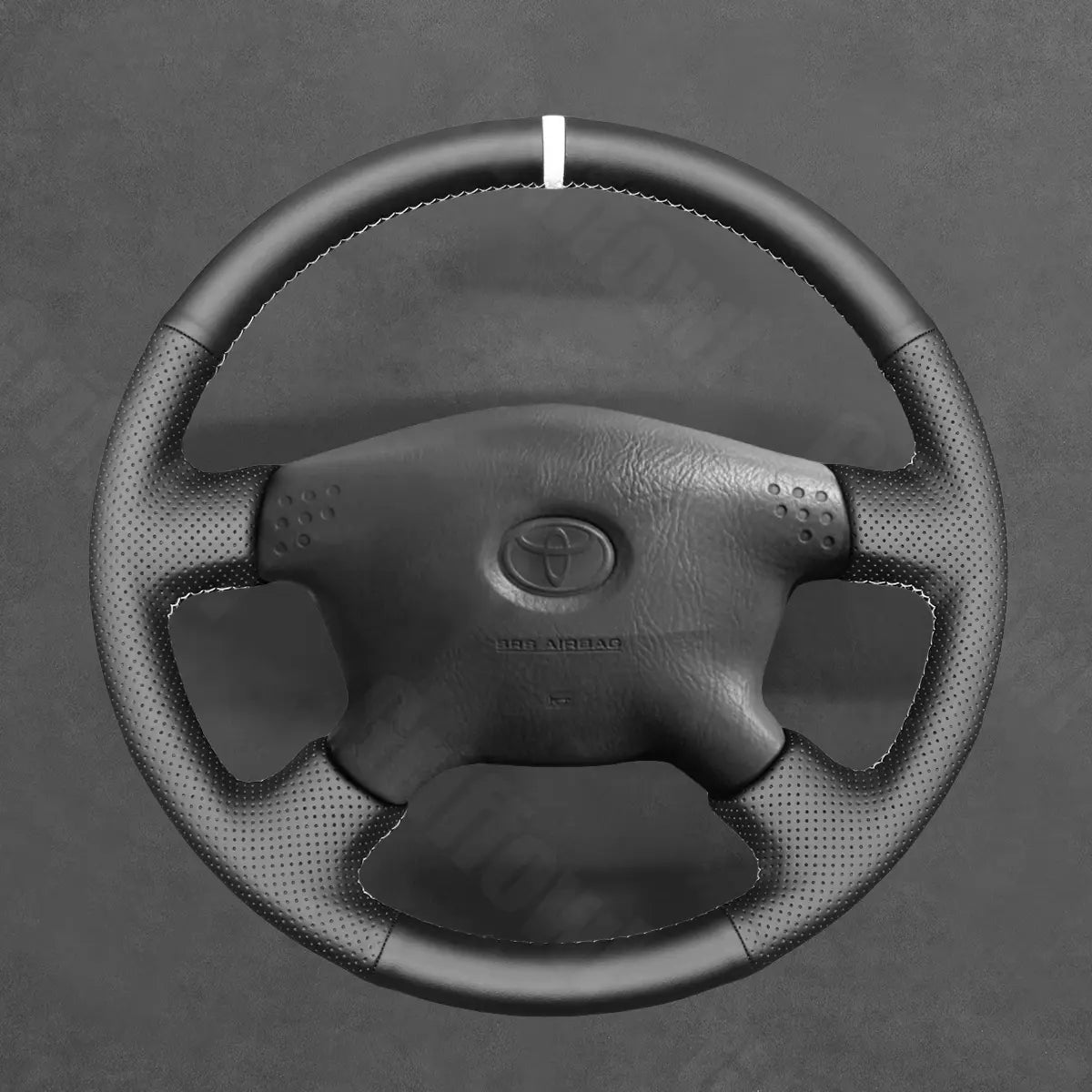 Griffowl Steering Wheel Cover for Personalized Toyota Sequoia Hilux Tundra Tacoma 1997-2004. Perfect grip with our steering wheel wrap and custom interior touch.
