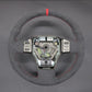 Griffowl Steering Wheel Cover for Nissan Skyline V35 2003-2006. Griffowl's interior mod with hand-sewn DIY steering wheel kit.
