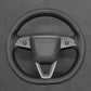Griffowl Steering Wheel Cover for Tesla Model 3 Y 2023-2025. Griffowl's interior mod with hand-sewn DIY steering wheel kit.
