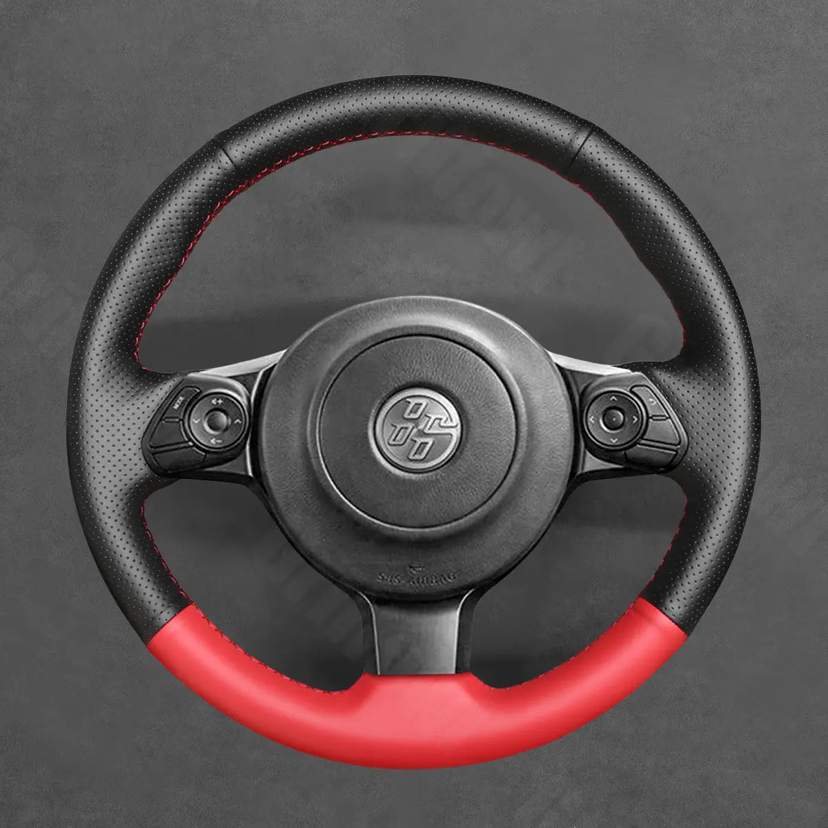 Griffowl Steering Wheel Cover for Bespoke Hatchback Toyota Yaris GR Sport 86 GR86 2019-2020. Hand-sewn kit for drivers seeking precision and comfort.