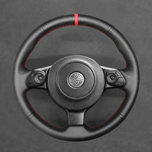 Griffowl Steering Wheel Cover for Bespoke Hatchback Toyota Yaris GR Sport 86 GR86 2019-2020. Hand-sewn kit for drivers seeking precision and comfort.