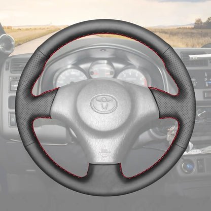 Griffowl Steering Wheel Cover for Toyota-Caldina-Crafted-Touring-RAV4-Matrix-Corolla-Celica-MR2-Supra-MR-S 1997-2002. Elevate your interior with Griffowl's wrap and stitch kit.