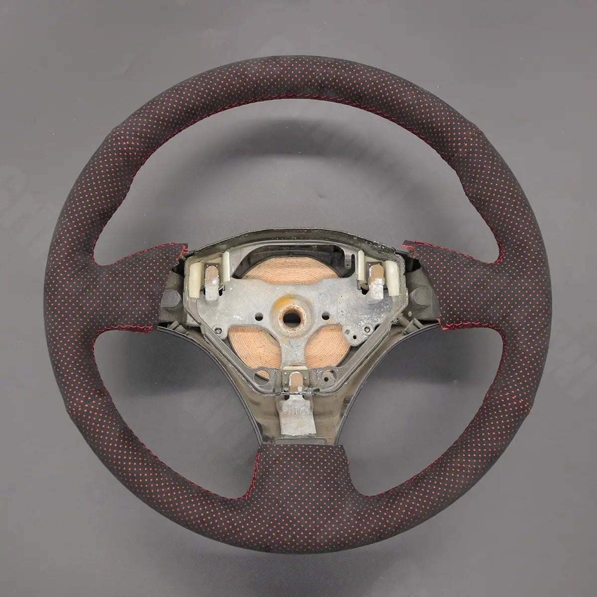 Griffowl Steering Wheel Cover for Toyota-Caldina-Crafted-Touring-RAV4-Matrix-Corolla-Celica-MR2-Supra-MR-S 1997-2002. Elevate your interior with Griffowl's wrap and stitch kit.