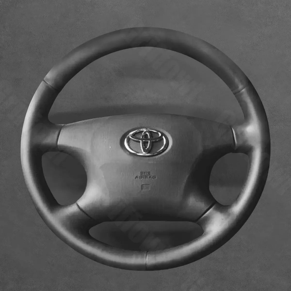Griffowl Steering Wheel Cover for Tailored Coupe Toyota-Camry-Solara-Highlander-Kluger-Camry-Avalon-Hilux-2002-2003. Griffowl's interior mod with hand-sewn DIY steering wheel kit.