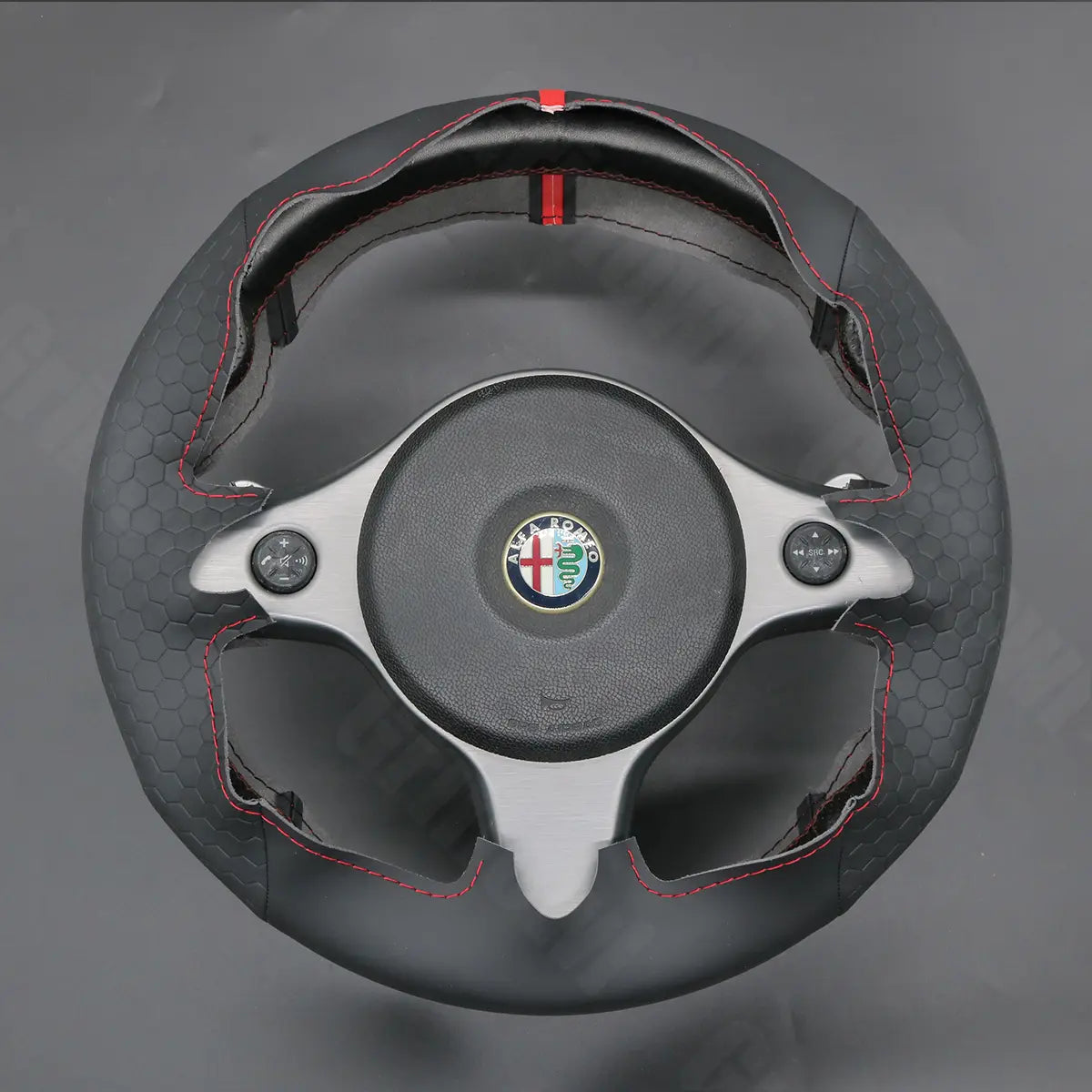 Griffowl Steering Wheel Cover for Tailored Coupe Alfa Romeo 159 TI Brera 2006-2011. Hand-sewn kit for drivers seeking precision and comfort.