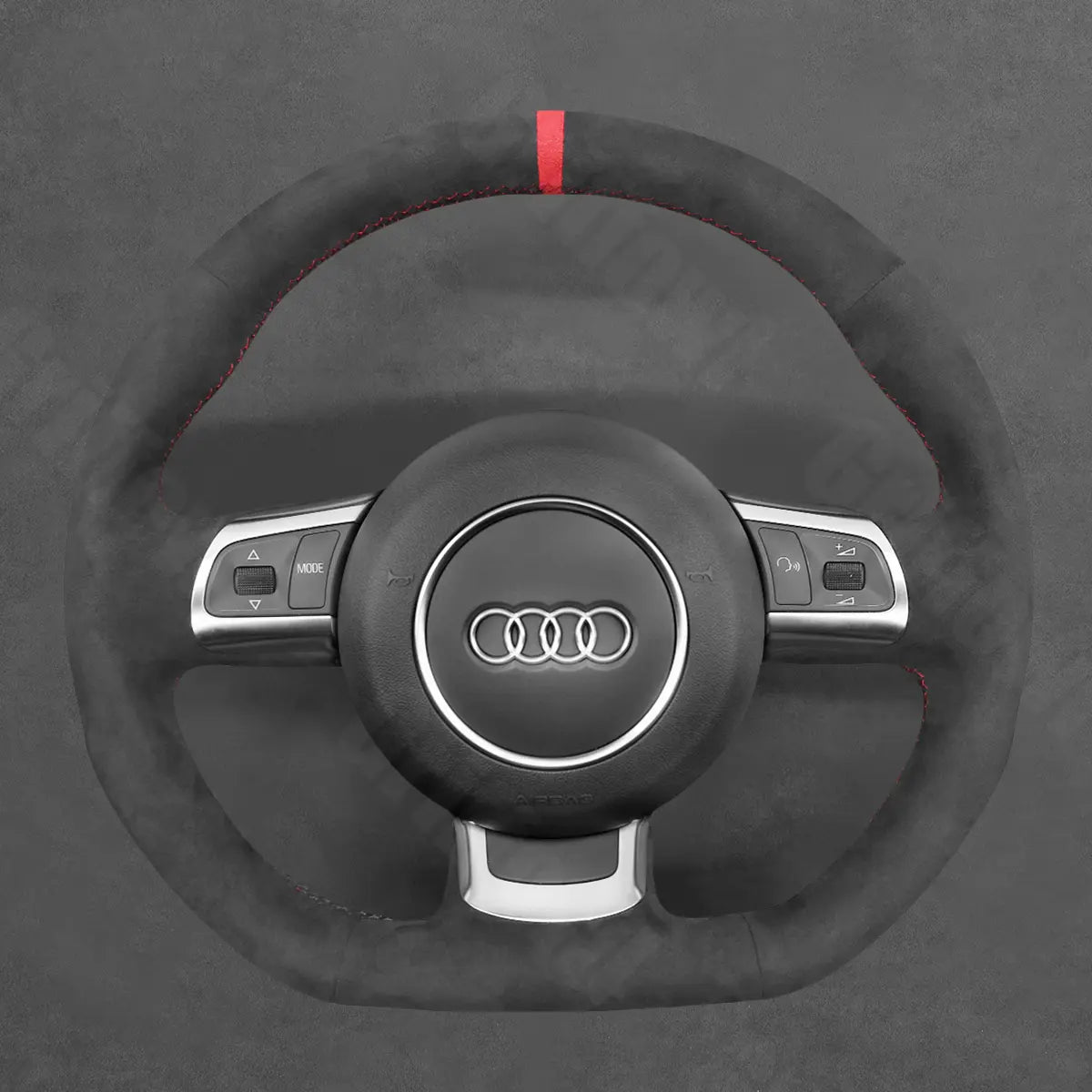 Griffowl Steering Wheel Cover for Tailored Coupe Audi R8 TT 2008-2015. Compact, hand-sewn DIY wrap for quick interior mods and grip upgrade.