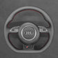 Griffowl Steering Wheel Cover for Tailored Coupe Audi RS6 RS7 S3 S4 S5 S6 S7 2013-2018. Elevate your interior with Griffowl's wrap and stitch kit.
