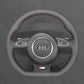 Griffowl Steering Wheel Cover for Tailored Coupe Audi RS6 RS7 S3 S4 S5 S6 S7 2013-2018. Elevate your interior with Griffowl's wrap and stitch kit.
