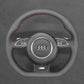 Griffowl Steering Wheel Cover for Tailored Coupe Audi RS6 RS7 S3 S4 S5 S6 S7 2013-2018. Elevate your interior with Griffowl's wrap and stitch kit.
