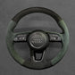 Griffowl Steering Wheel Cover for Tailored Coupe Audi S3 8V S4 RS4 B9 8W S5 8W6 2016-2022. Elevate your interior with Griffowl's wrap and stitch kit.