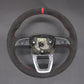 Griffowl Steering Wheel Cover for Tailored Coupe Audi S3 S4 S5 RS3 RS4 RS5 2017-2022. Hand-sewn kit for drivers seeking precision and comfort.