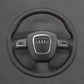 Griffowl Steering Wheel Cover for Tailored Coupe Audi S4 RS4 S5 S6 S8 2006-2012. For refined interior upgrades using our wrap and stitch kit.