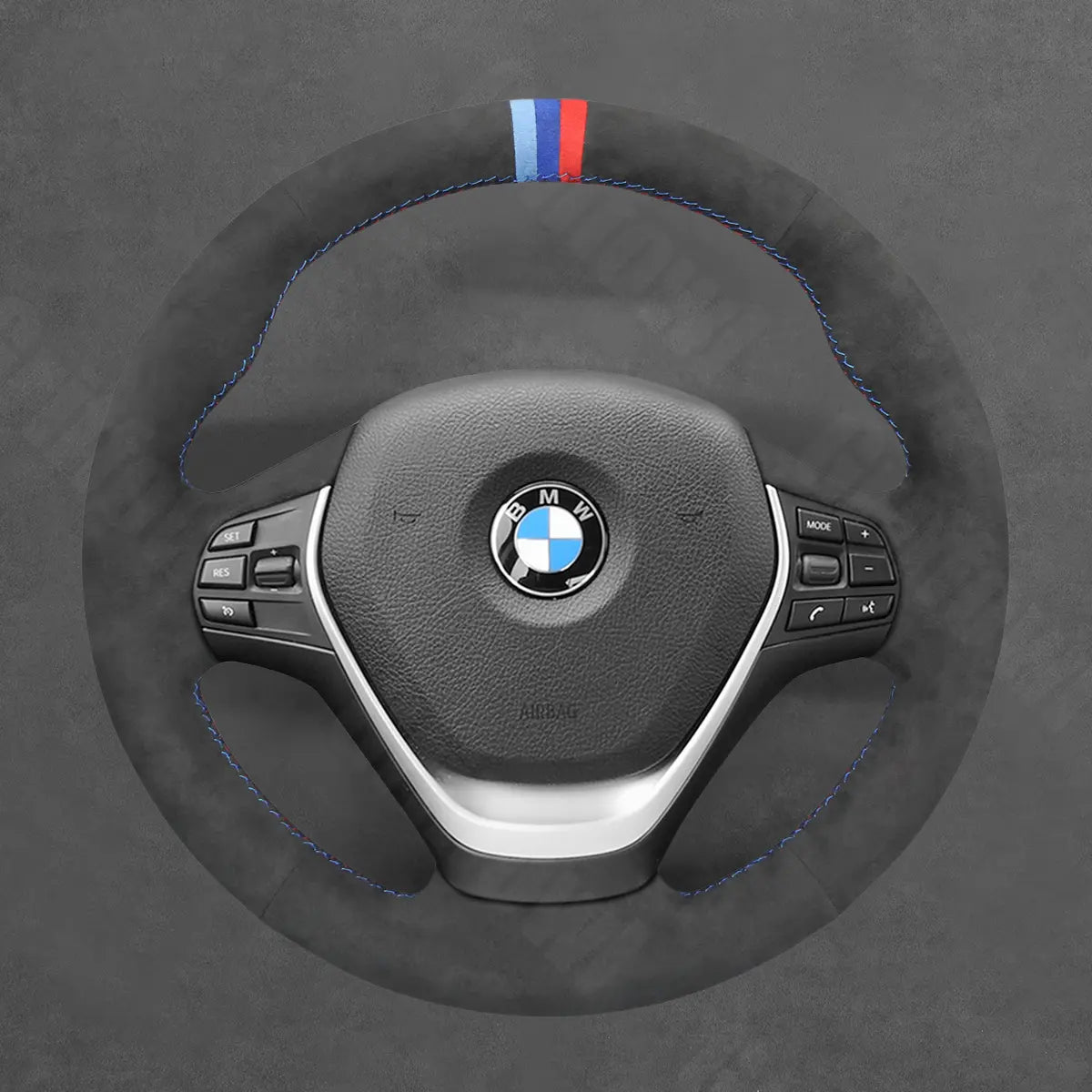 Griffowl Steering Wheel Cover for Tailored Coupe BMW 2 Series F22 F23 4 Series F32 F33 2014-2020. Hand-sewn DIY kit blends grip, function, and style inside.