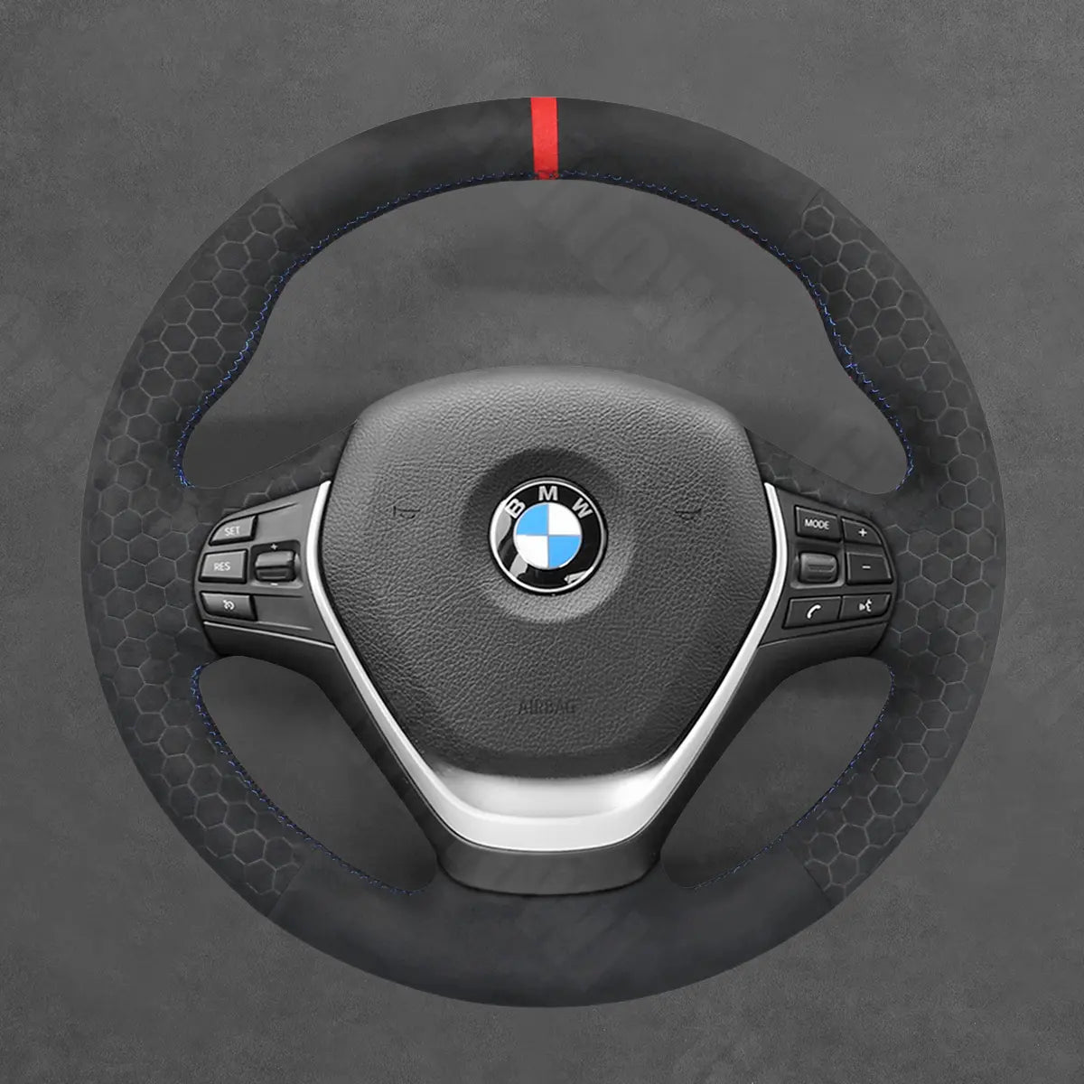 Griffowl Steering Wheel Cover for Tailored Coupe BMW 2 Series F22 F23 4 Series F32 F33 2014-2020. Hand-sewn DIY kit blends grip, function, and style inside.