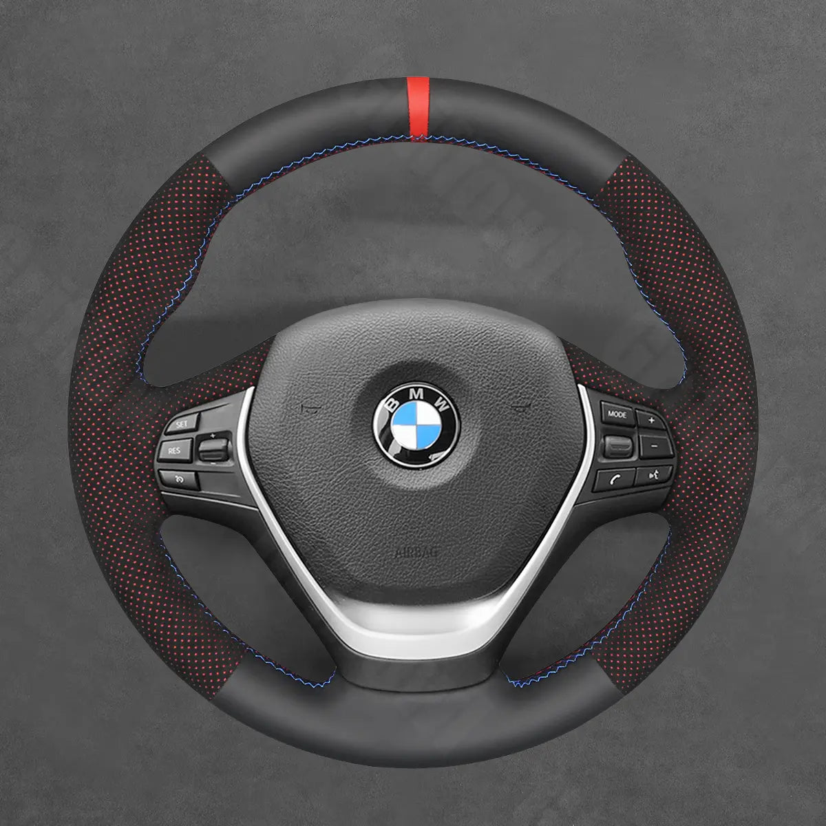 Griffowl Steering Wheel Cover for Tailored Coupe BMW 2 Series F22 F23 4 Series F32 F33 2014-2020. Hand-sewn DIY kit blends grip, function, and style inside.