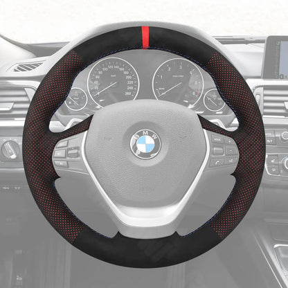 Griffowl Steering Wheel Cover for Tailored Coupe BMW 2 Series F22 F23 4 Series F32 F33 2014-2020. Hand-sewn DIY kit blends grip, function, and style inside.