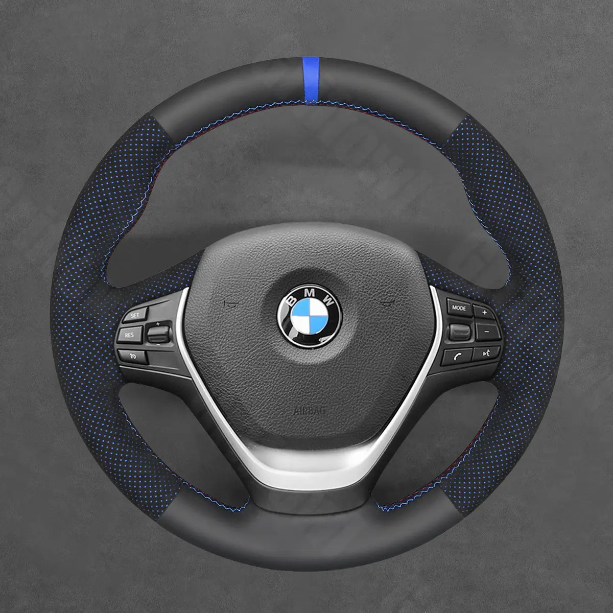 Griffowl Steering Wheel Cover for Tailored Coupe BMW 2 Series F22 F23 4 Series F32 F33 2014-2020. Hand-sewn DIY kit blends grip, function, and style inside.