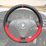 Griffowl Steering Wheel Cover for Tailored Coupe BMW 3 Series E36 Z3 E36 7 1995-2000. Hand-sewn kit for drivers seeking precision and comfort.