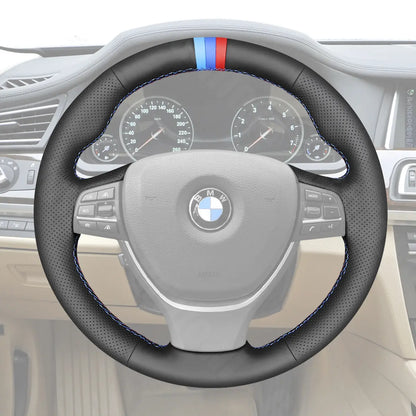 Griffowl Steering Wheel Cover for Tailored Coupe BMW 6 Series F12 F13 2011-2018. For refined interior upgrades using our wrap and stitch kit.