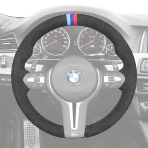 Griffowl Steering Wheel Cover for Tailored Coupe BMW M2 M3 M4 M5 M6 F06 F10 F12 F13 F80 F82 F83 F87 2014-2021. Turn every drive into a luxury experience.